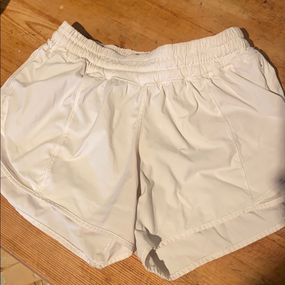 Lulu lemon white shorts